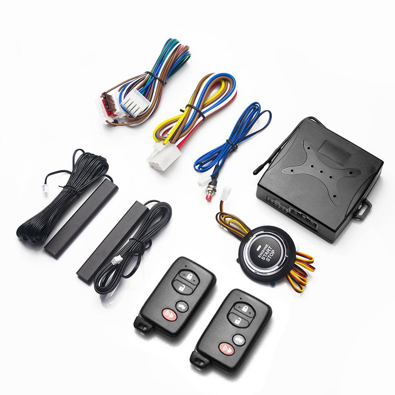Shenyi Car Modification One-Click Start Keyless Entry Pke One-Way Anti-Theft Device Remote Start 12V System - Image 1