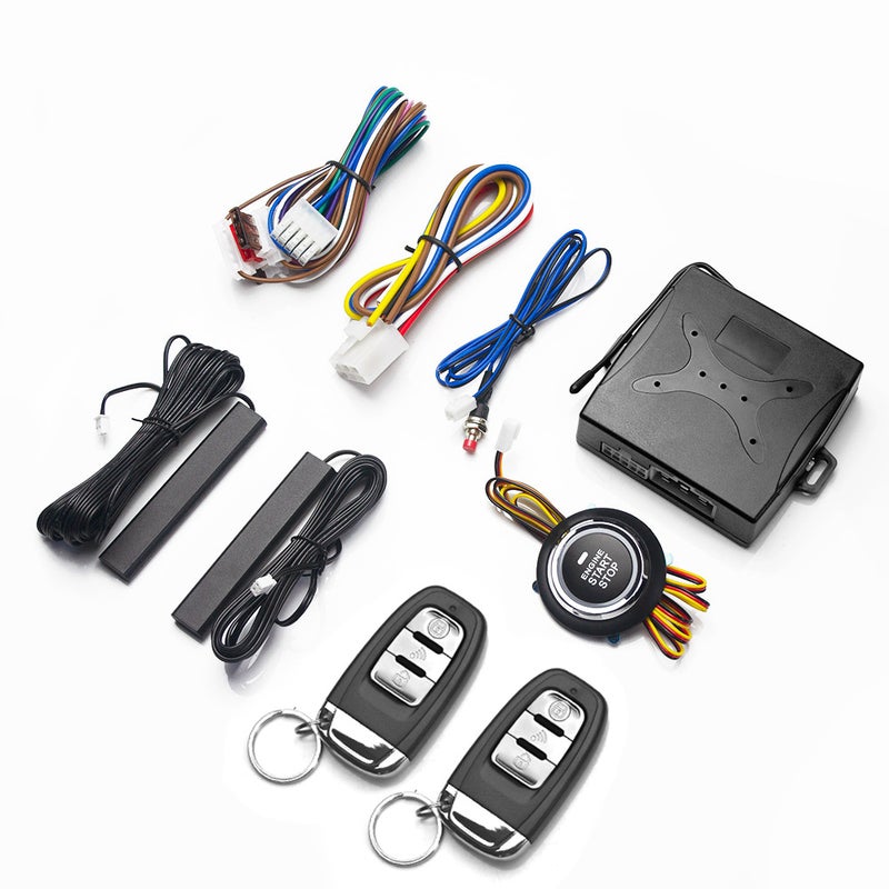 Shenyi Car Modification One-Click Start Keyless Entry Pke One-Way Anti-Theft Device Remote Start 12V System - Image 2