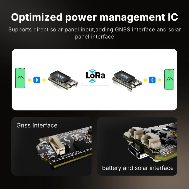 Heltec Automation Heltec ESP32 LoRa 32 V4 Development Board with OLED Display Upgraded ESP32 S3 SX1262 27dBm High Power Chip for WiFi Meshtastic IoT Devices Arduino Smart Home and Wireless Communication - Image 4