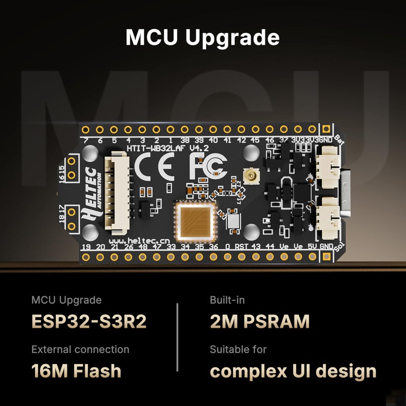 Heltec Automation Heltec ESP32 LoRa 32 V4 Development Board with OLED Display Upgraded ESP32 S3 SX1262 27dBm High Power Chip for WiFi Meshtastic IoT Devices Arduino Smart Home and Wireless Communication - Image 2