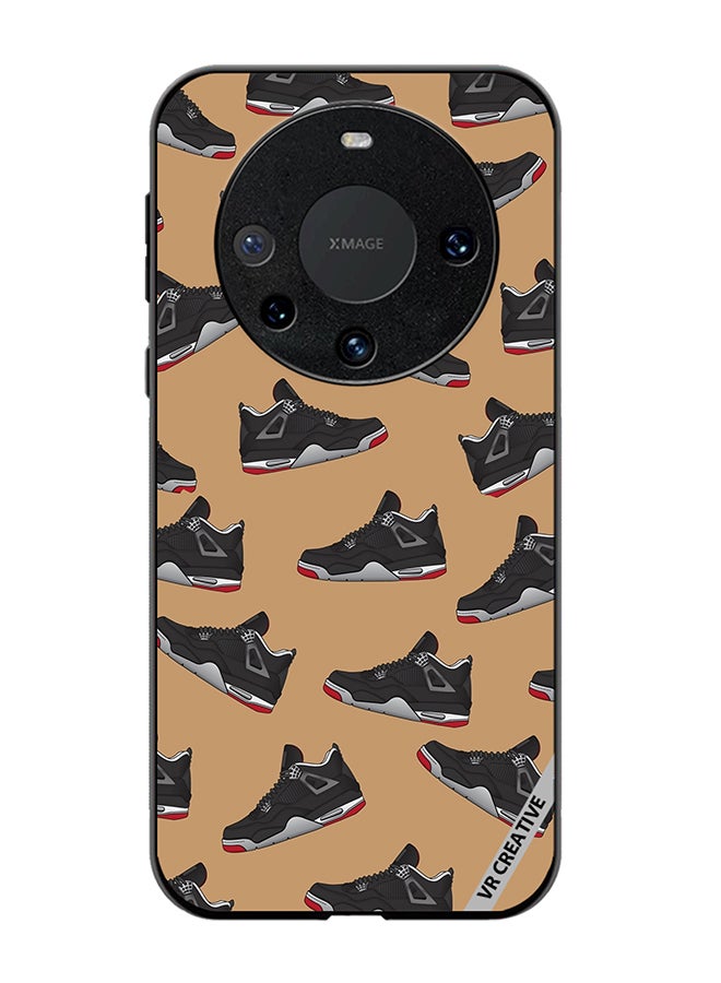 VR CREATIVE Protective Case Cover For Huawei Mate 60 Shoes Black Color Pattern Design Multicolour - Image 1
