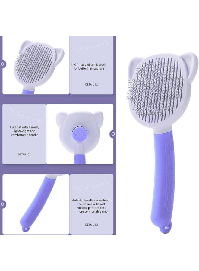 Cleaning Grooming Brush | Grooming Pet Brush | Pet Grooming Brush for Dogs, Cats, Bunnies, Easy to Remove Loose Undercoat, Massage Tool for Pets, Suitable sb-95 - Image 4