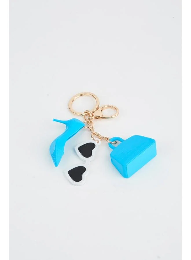 Vivaq  Bebe Blue Mini Figure 3D Printed Charm Bag Accessory Keychain.  | Best Price UAE