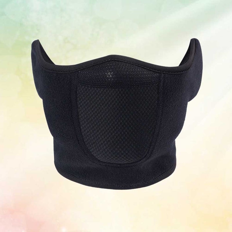 Winter Cold-Proof Windproof Mouth Full Ears for Men Women (Black) - Image 3