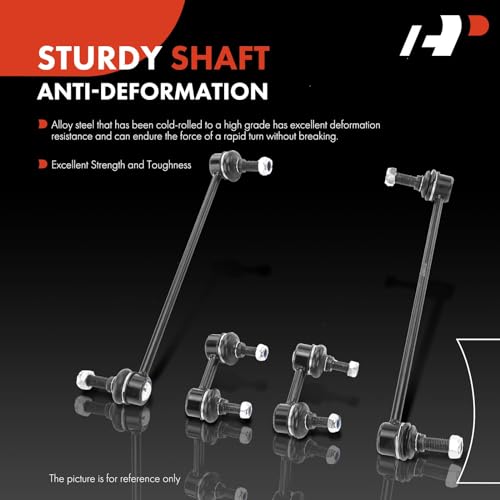 A-Premium Set of 4, Front & Rear Sway Bar Links Kit Stabilizer Bar Links, Compatible with Nissan Altima 2013-2018, Maxima 2016-2018 - Image 3