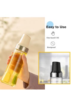 Y&D Olive Oil Dispenser Bottle for Kitchen, Auto Flip Glass Bottles Kitchen,17.6Oz Leakproof Cooking Containers with Automatic Cap, Coffee Syrup Sauce 3 Pack  - Image 2