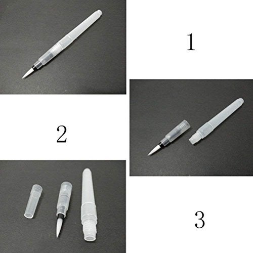 ArtBee Water Brush Pen for Watercolor Calligraphy Drawing Tool Marker (3 Pcs Painting Water Pen) - Image 4