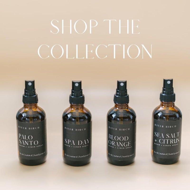 بخاخ ريفر بيرش الفاخر للمفارش والغرف - عطر المنزل المميز جلد العود - بخاخ عطر الغرفة - معطر هواء للمفارش برائحة الكتان المنعشة - مصنوع يدويًا في تكساس - زجاجة كهرمانية 4 أونصة - Image 5