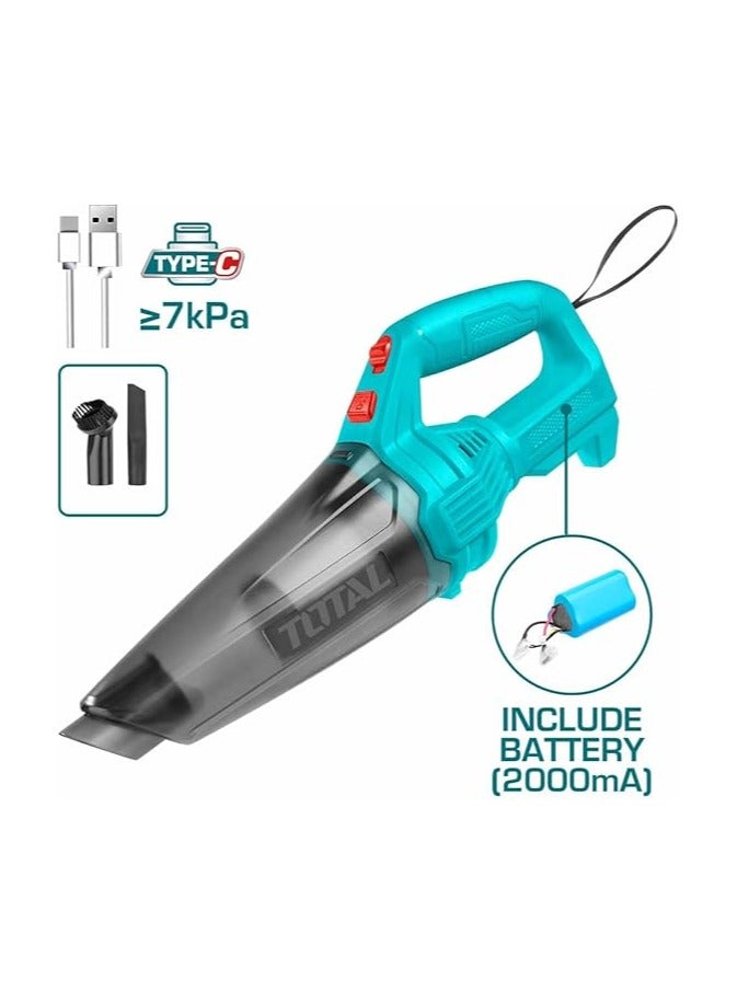 توتال مكنسة كهربائية لاسلكية للسيارة من النوع C