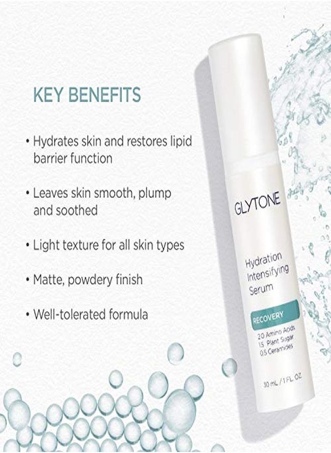 Glytone سيروم تعزيز الترطيب مع السيراميدات والأحماض الأمينية، يرطب ويستعيد الحاجز الدهني، يُنعش البشرة، سيروم غير لامع خفيف، 1 أونصة  - Image 2