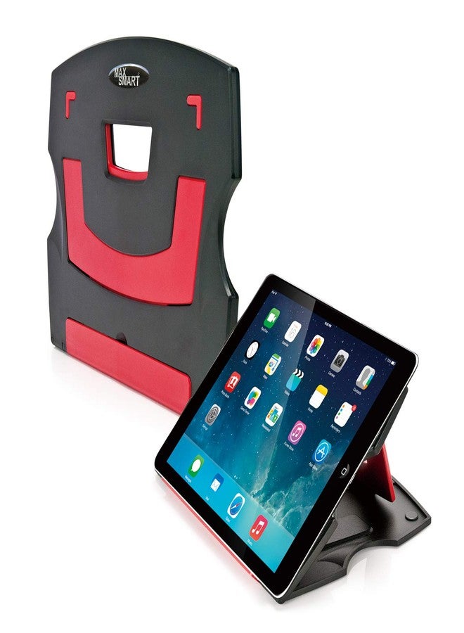MAX SMART Tablet Drawing Stand for Digital Graphic Tablet, Folding Thin Adjustable Angles as Wacom Cintiq Artisul Stand iPad Pro Drawing Stand Red MS-NS011G - Image 3