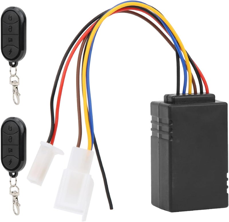 Remote Control Bike Alarm, Water Proof Anti Theft Security with Loud Siren for Electric Scooter & Tricycle - Image 2