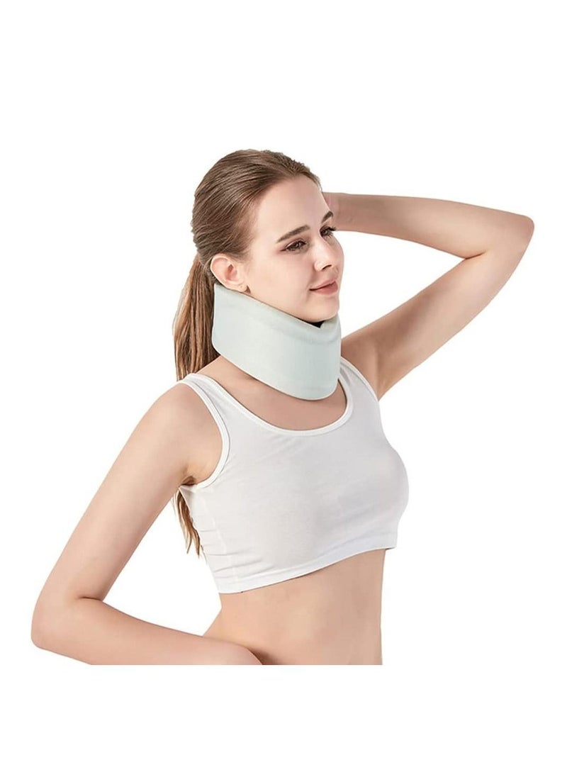 Womdee - Soft Foam Neck Brace Universal Cervical Collar Womdee Adjustable Neck Support Brace for Sleeping and Working, Studying Tiktok  Live - Relieves Neck Pain and Spine Pressure (M) - Image 1