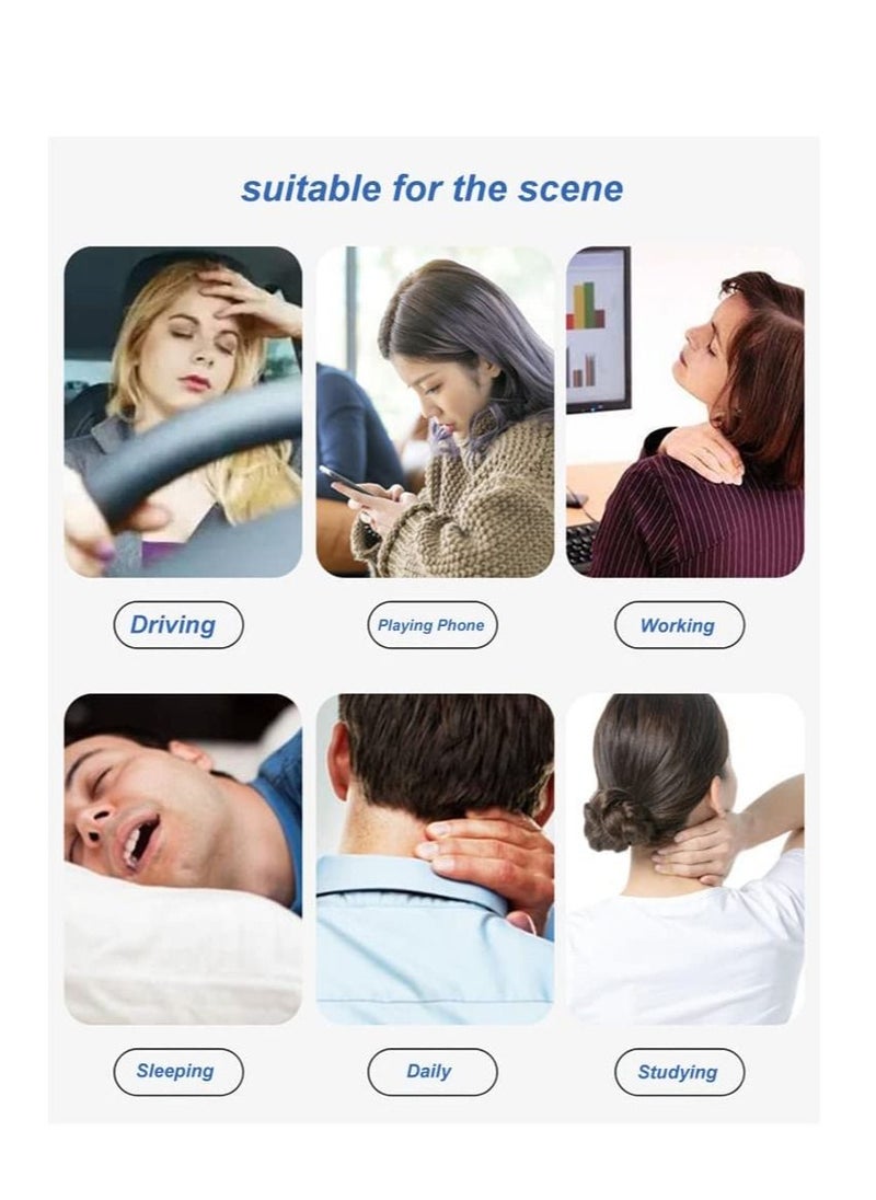 Womdee - Soft Foam Neck Brace Universal Cervical Collar Womdee Adjustable Neck Support Brace for Sleeping and Working, Studying Tiktok  Live - Relieves Neck Pain and Spine Pressure (M) - Image 1