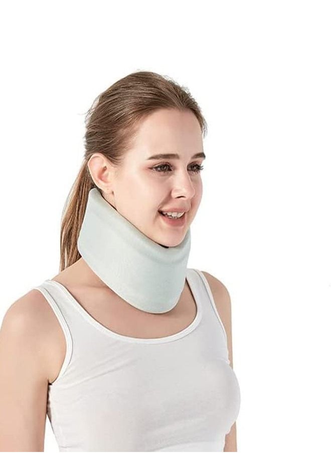 Womdee - Soft Foam Neck Brace Universal Cervical Collar Womdee Adjustable Neck Support Brace for Sleeping and Working, Studying Tiktok  Live - Relieves Neck Pain and Spine Pressure (M) - Image 1