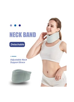 Womdee Soft Foam Neck Brace Universal Cervical Collar Womdee Adjustable Neck Support Brace for Sleeping and Working, Studying Tiktok  Live - Relieves Neck Pain and Spine Pressure (M)  - Image 4
