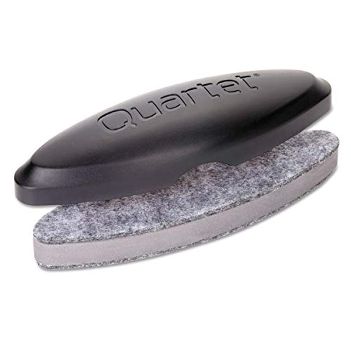 Quartet Eraser, 2-in-1, Whiteboard/Chalkboard, Magnetic, 6-1/2"x1-3/8", Black (BFEB2) - Image 2