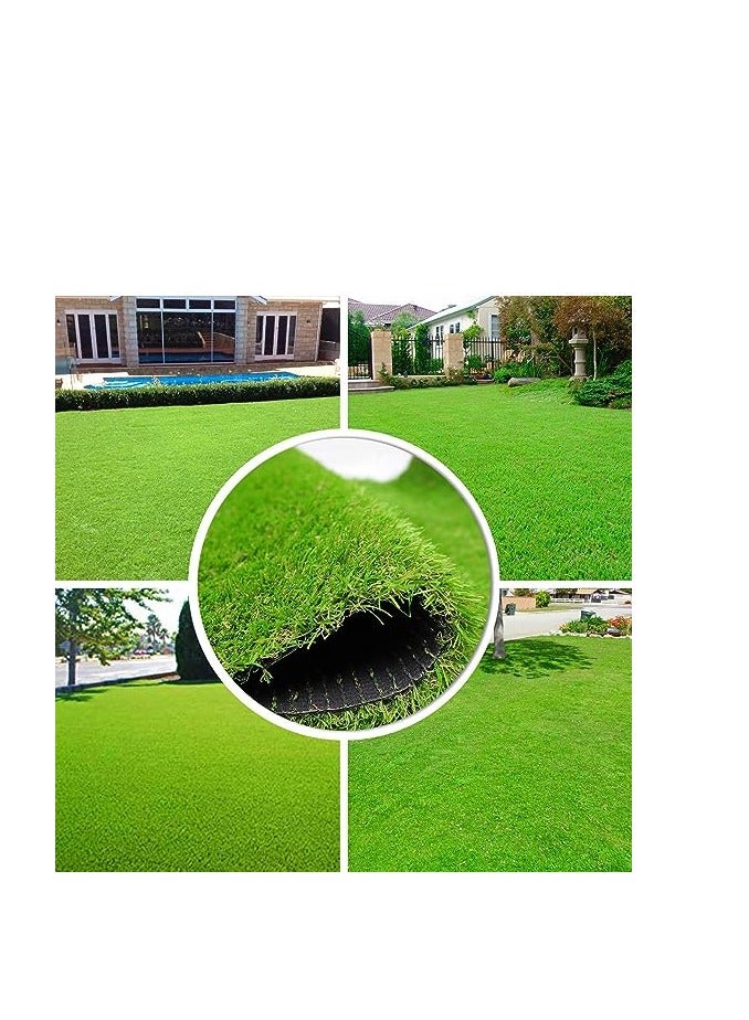 Generic 2x5 Meter Artificial Grass Carpet – Premium Synthetic Turf for Garden, Lawn, Balcony, Landscape, and Pet Pad | Realistic, Soft, Durable, and Natural-Looking Fake Grass  - Image 1