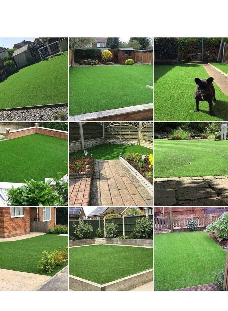 Generic 2x5 Meter Artificial Grass Carpet – Premium Synthetic Turf for Garden, Lawn, Balcony, Landscape, and Pet Pad | Realistic, Soft, Durable, and Natural-Looking Fake Grass  - Image 5