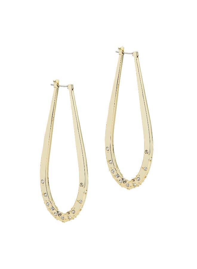 Karen Millen Crystal Sprinkle Loop Earring  - Image 3