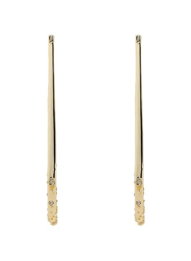 Karen Millen Crystal Sprinkle Loop Earring  - Image 4