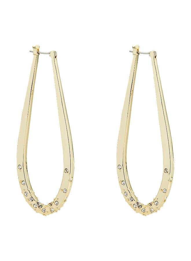 Karen Millen Crystal Sprinkle Loop Earring  - Image 2