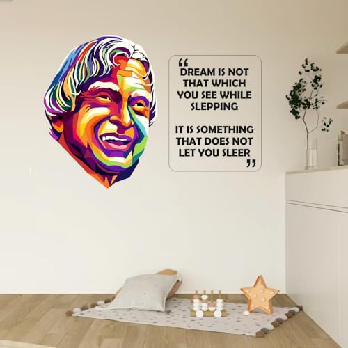Techgifti APJ (Abdul Kalam) Motivational Quotes Wall Sticker for Living Room, Kids Room, Office (Size - 46CM X 66CM) - Image 3