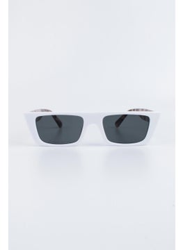 Silvio Monetti Women's White UV 400 Protection Sunglasses 23SM6033R05  - Image 1