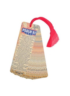 Dicksons Psalm 91 Full Verse American Flag Cardstock Tassel Bookmarks Pack Of 12  - Image 1