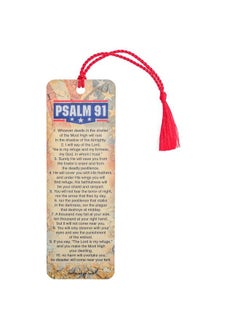 Dicksons Psalm 91 Full Verse American Flag Cardstock Tassel Bookmarks Pack Of 12  - Image 3