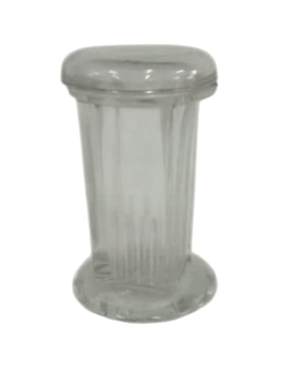 AI AI-Coplin Jar for 5 slides/Soda Glass with Glass Lid/Staining Jar used for Chemistry/Cylindrical in shape/Round Glass Coplin Jar/Scientific and Laboratory Product  - Image 2