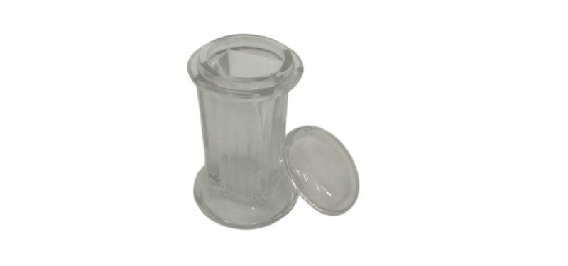 AI AI-Coplin Jar for 5 slides/Soda Glass with Glass Lid/Staining Jar used for Chemistry/Cylindrical in shape/Round Glass Coplin Jar/Scientific and Laboratory Product  - Image 3