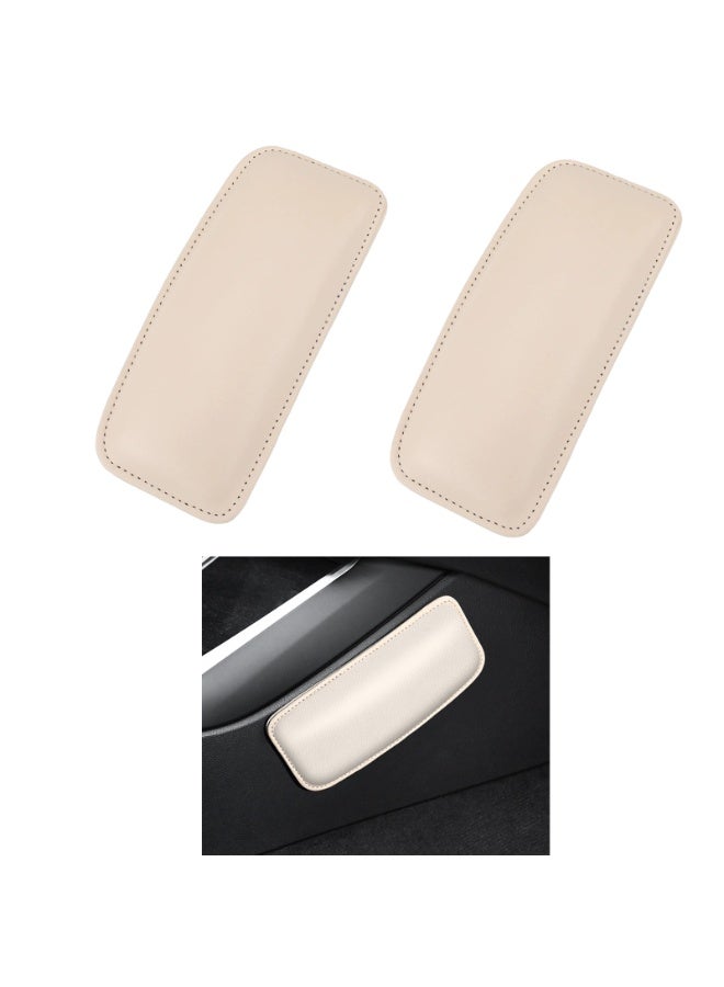2PCS Car Knee Cushion Soft Leather Elbow Pad Arm Rest for Car Universal Car Center Console Cushion Pad Comfort Pillow Car Interior Accessories for Most Car SUV - Image 1