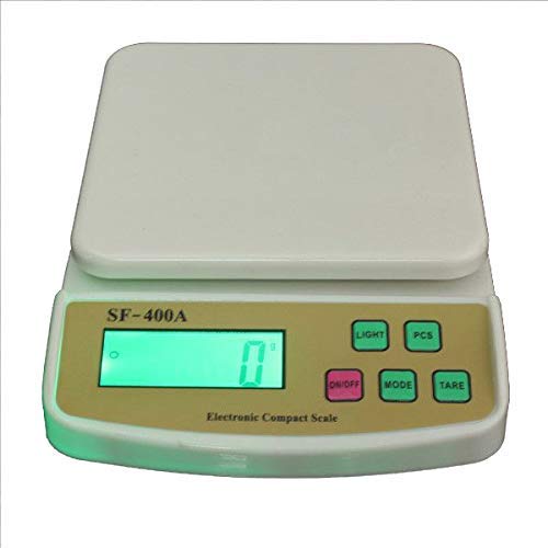 JAPP electronic kitchen digital weighing scale 10 kg advance weight measure liquids flourwhite - Image 1