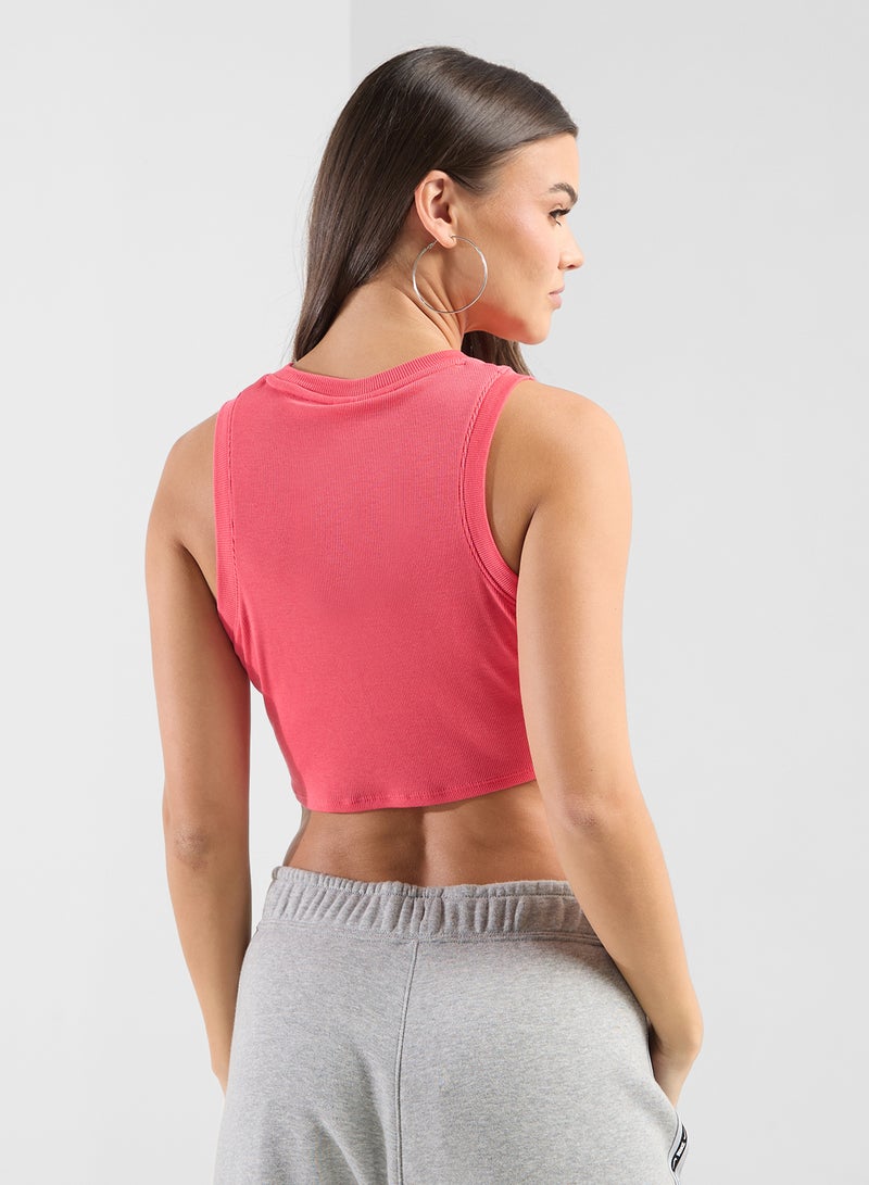 Nike Nsw Essential Ribbed Cropped Tank - Image 2