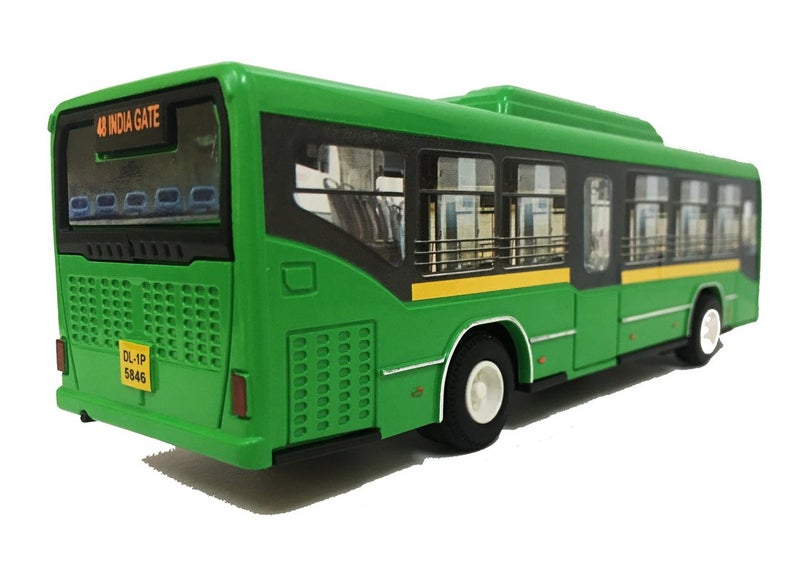 Centy Low Floor Pull Back Toy Bus for 3Y+ Assorted Colours - Image 3