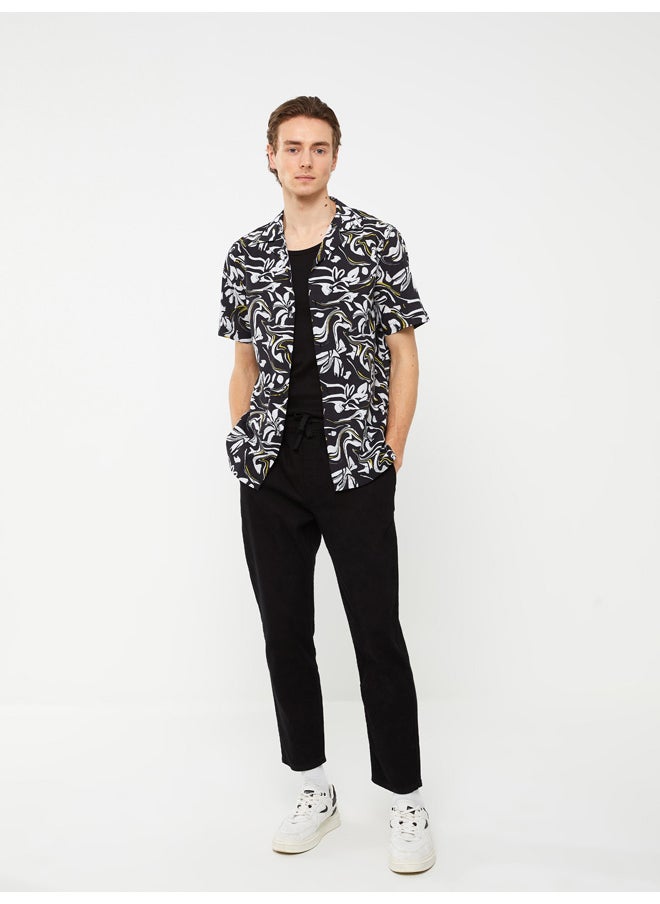 LC WAIKIKI - Regular Fit Short Sleeve Patterned Men's Shirt - Image 1