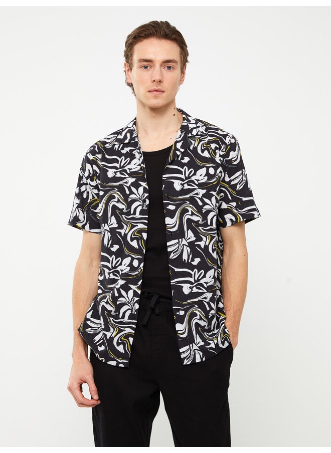 LC WAIKIKI - Regular Fit Short Sleeve Patterned Men's Shirt - Image 1