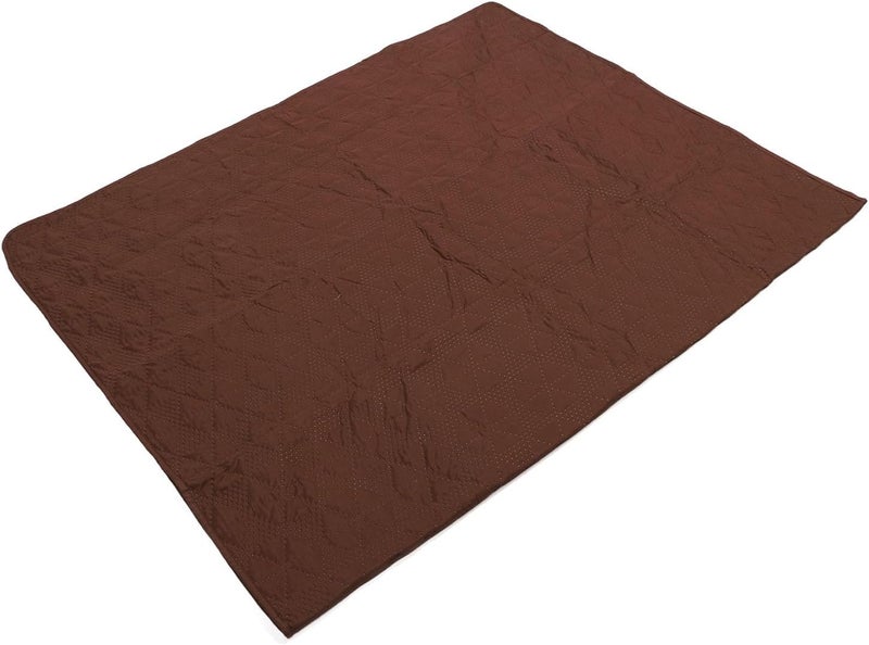 Dog Bed Cover, Slip Pet Blanket for Sofa Couch Furniture Protector, Double Sided TPU Liner with Non Slip Bottom for Cat Puppy Brown (52x82inch) - Image 2