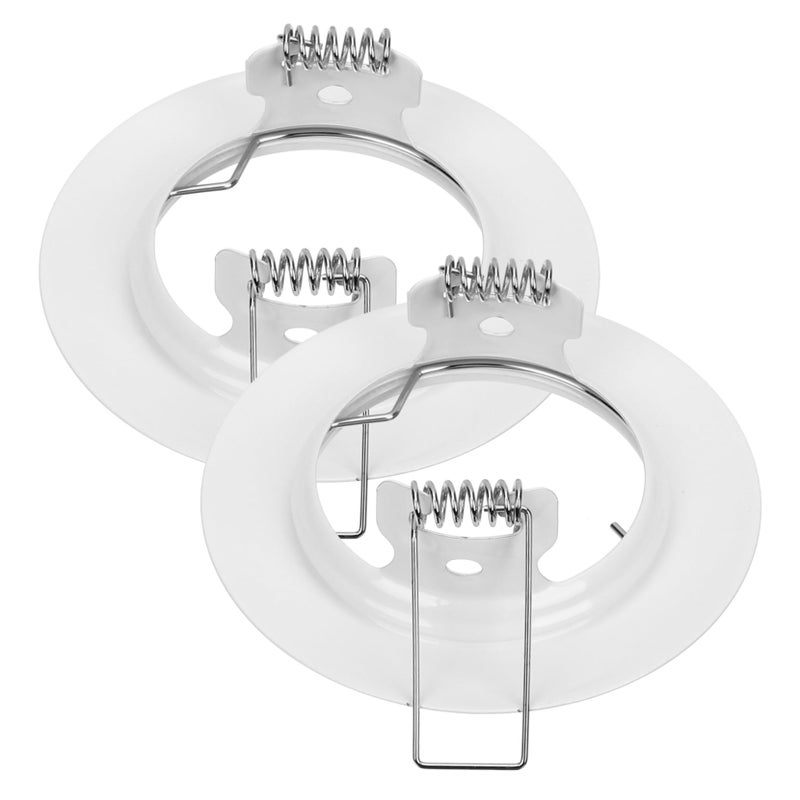 2Pcs Recessed Light Trim Fixture Modern Design For Home Office And Commercial Spaces - Image 2