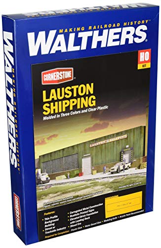Walthers Cornerstone HO Scale Lauston Shipping Background Building - Image 3