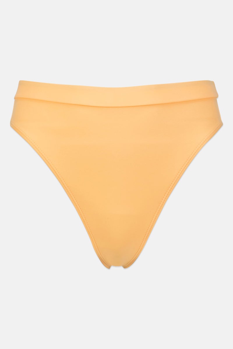 Missguided بيكيني سفلي سادة قطعة واحدة للنساء، برتقالي