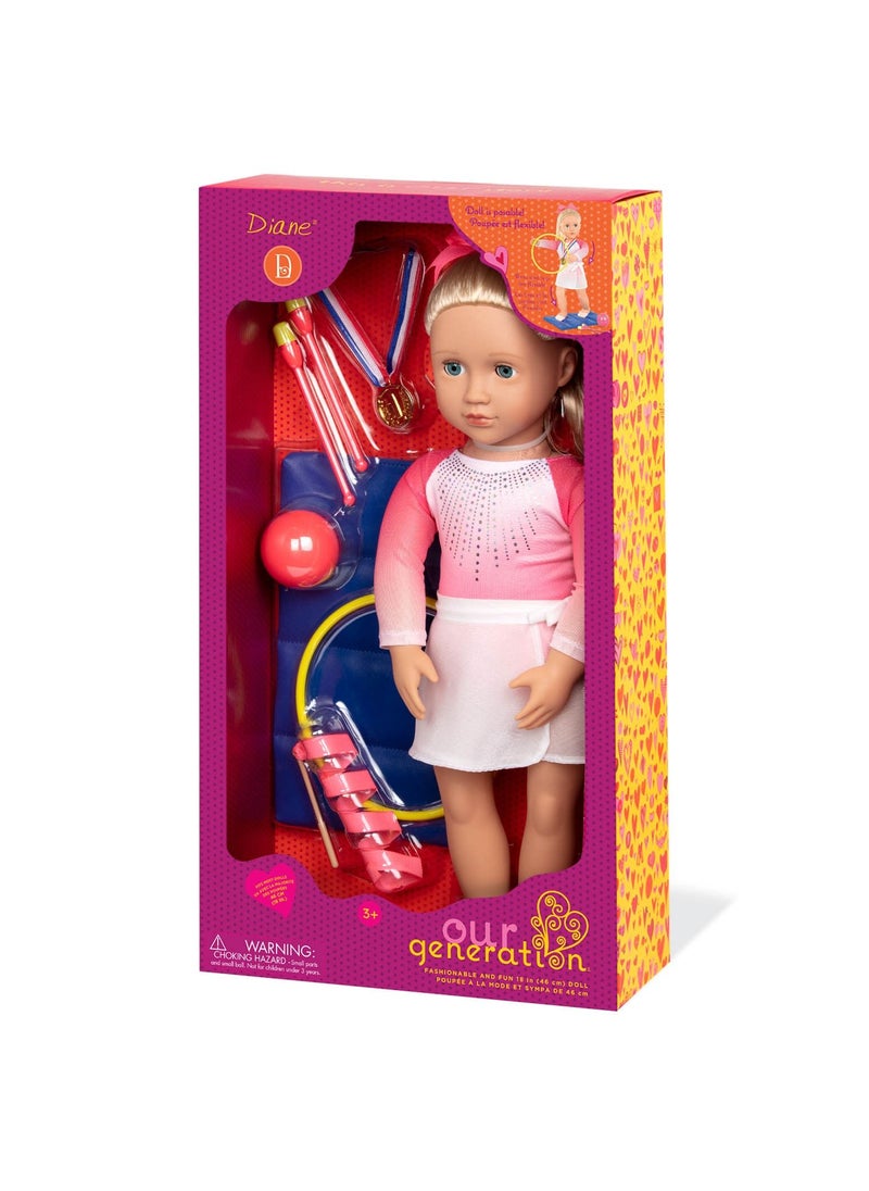 Our Generation Diane - Posable 18-inch Rhythmic Gymnastics Doll  - Image 3