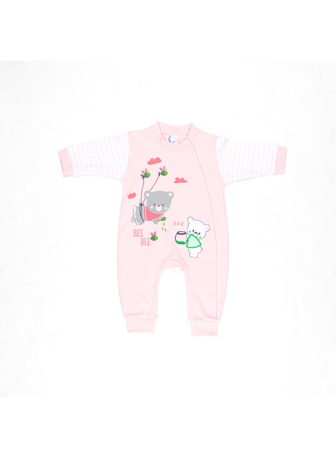 Papillon Baby Unisex Interlock Bees Printed Bodysuit