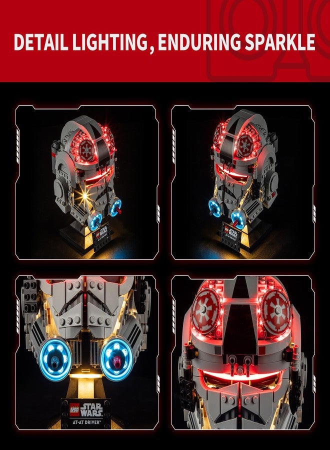 BRIKSMAX 2.0 Light Kit for Lego-75429 at-at Driver Helmet -Led Lighting Compatible with Lego Star Wars Building Set- Not Include Lego Set - Image 3