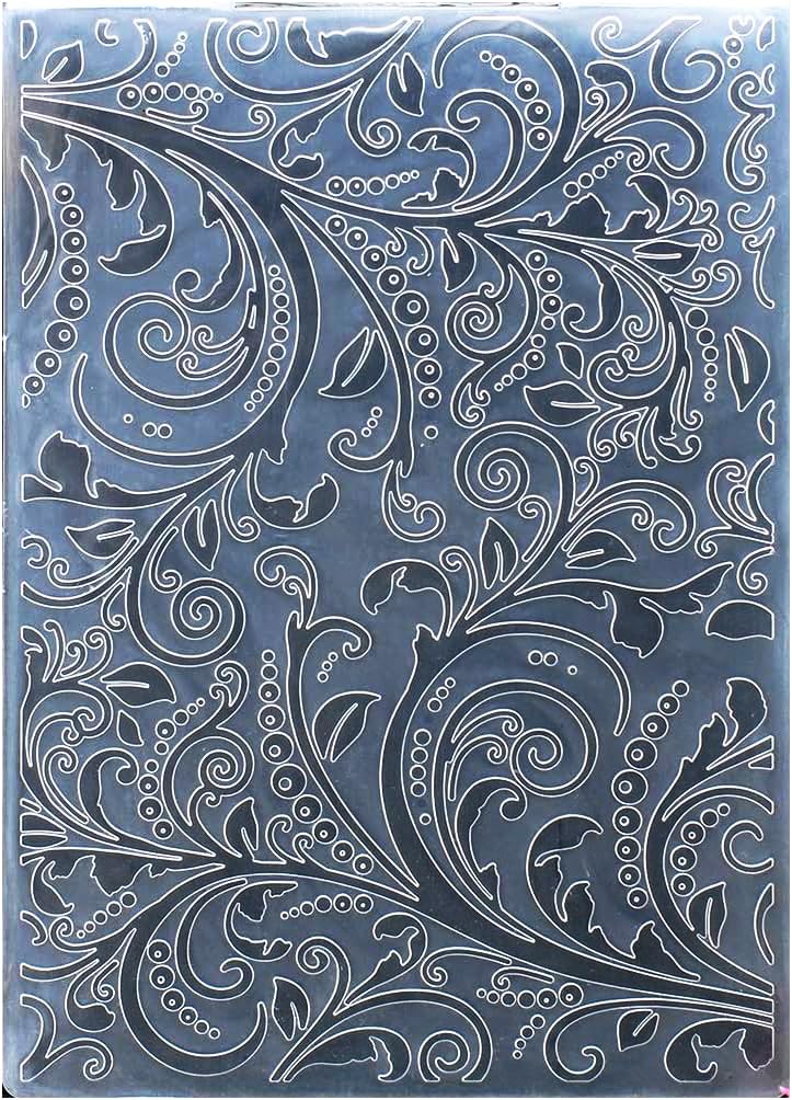 Kwan Crafts Kwan Crafts Leaves Plastic Embossing Folders for Card Making Scrapbooking and Other Paper Crafts