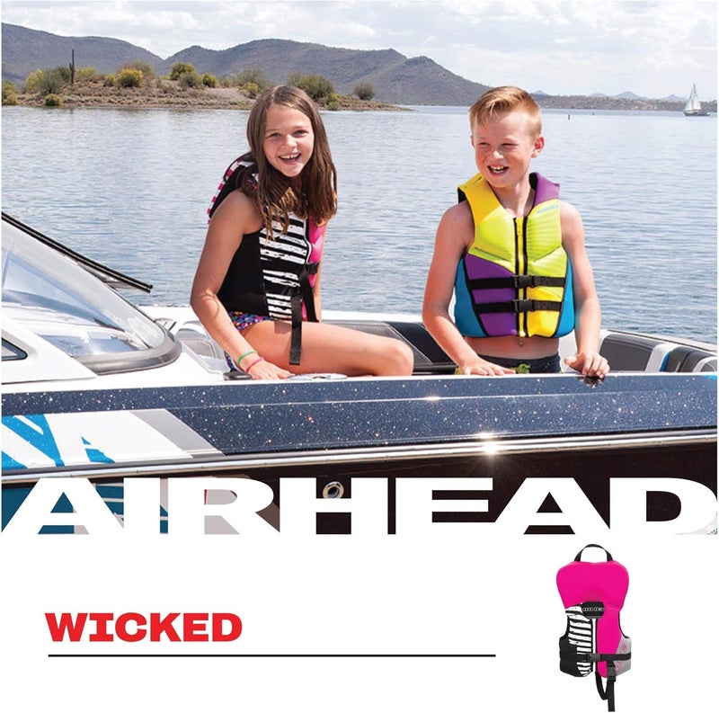 Airhead Wicked Kwik-Dry NeoLite Flex Lift Jacket | US Coast Guard Approved, Designed for Water Sports, Multiple Sizes - Image 4