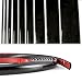 NANSH 16Ft Glossy Black Extra Thick Auto Molding Trim Universal Bumper Window Door Body Side Decorative Strip ScratchProof Width 14inch 6mm - Image 2