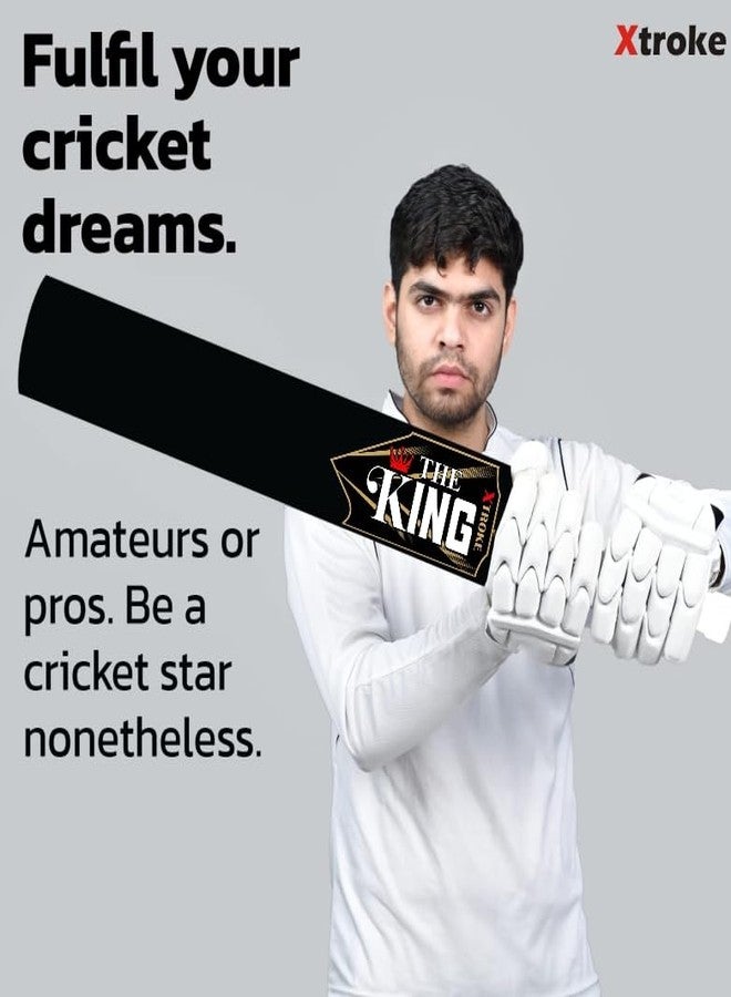 XTROKE Beast Heavy Duty Plastic Cricket Bat, Full Size (34” X 4.5” inches) Premium Hybrid Bat for All Age Groups - Kids/Boys/Girls/Adults (The King Edition) - Image 4