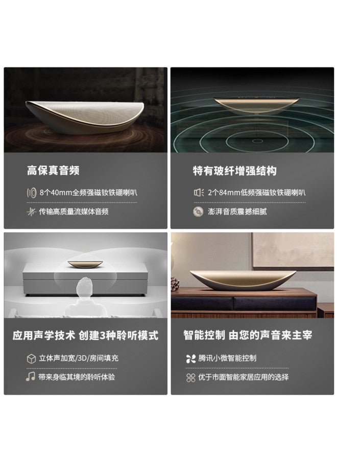 Cleer Crescent Smart Voice Multi-channel Home Audio Voice Control Wifi Speaker - Image 4